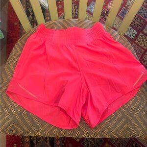 Lululemon Athletica Bright Pink Athletic Shorts